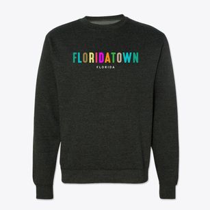Floridatown Florida Color Pop Crewneck Sweatshirt