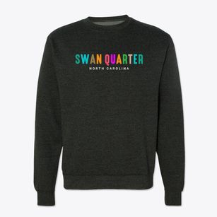 Swan Quarter North Carolina Color Pop Crewneck Sweatshirt