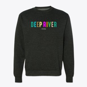 Deep River Iowa Color Pop Crewneck Sweatshirt
