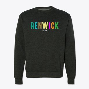 Renwick Iowa Color Pop Crewneck Sweatshirt