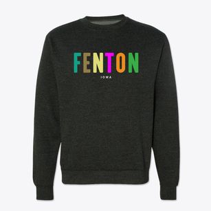 Fenton Iowa Color Pop Crewneck Sweatshirt