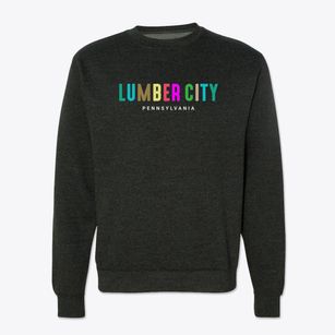 Lumber City Pennsylvania Color Pop Crewneck Sweatshirt