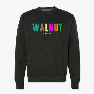 Walnut Kansas Color Pop Crewneck Sweatshirt