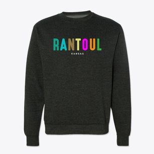 Rantoul Kansas Color Pop Crewneck Sweatshirt