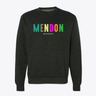 Mendon Missouri Color Pop Crewneck Sweatshirt