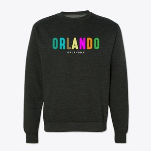Orlando Oklahoma Color Pop Crewneck Sweatshirt