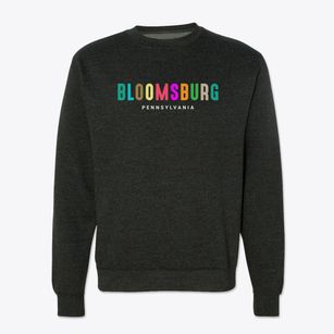 Bloomsburg Pennsylvania Color Pop Crewneck Sweatshirt