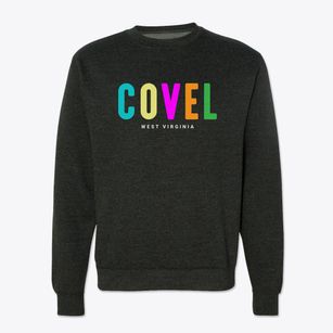 Covel West Virginia Color Pop Crewneck Sweatshirt