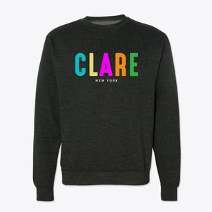 Clare New York Color Pop Crewneck Sweatshirt