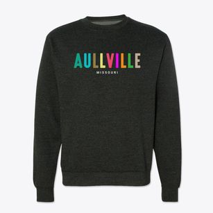 Aullville Missouri Color Pop Crewneck Sweatshirt