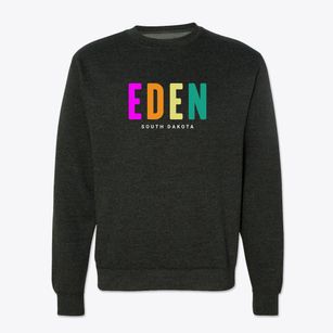 Eden South Dakota Color Pop Crewneck Sweatshirt