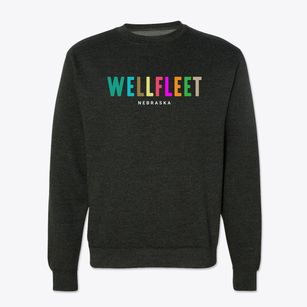 Wellfleet Nebraska Color Pop Crewneck Sweatshirt