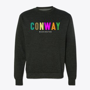 Conway Washington Color Pop Crewneck Sweatshirt
