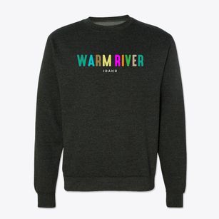 Warm River Idaho Color Pop Crewneck Sweatshirt