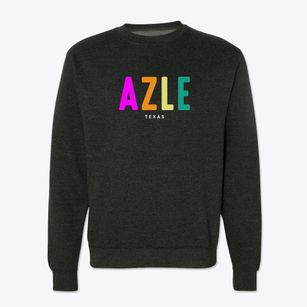 Azle Texas Color Pop Crewneck Sweatshirt
