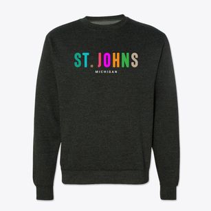 St. Johns Michigan Color Pop Crewneck Sweatshirt