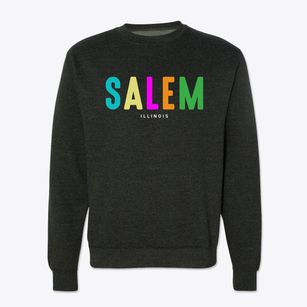 Salem Illinois Color Pop Crewneck Sweatshirt