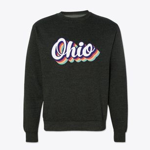  Ohio Retro Candy Vibes Crewneck Sweatshirt