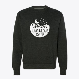   Live Love Camp Crewneck Sweatshirt