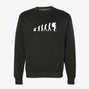   Hiking Man Crewneck Sweatshirt