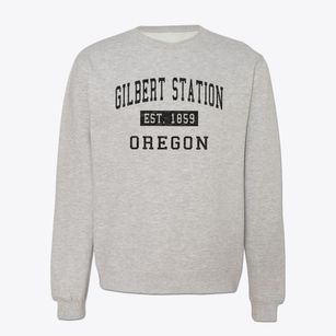Gilbert Station Oregon Classic Established Crewneck Sweatshirt