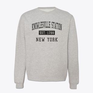 Knowlesville Station New York Classic Established Crewneck Sweatshirt