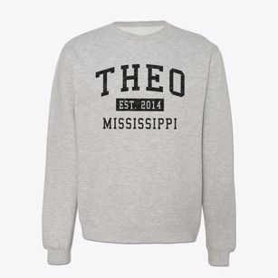 Theo Mississippi Classic Established Crewneck Sweatshirt