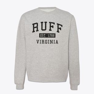 Ruff Virginia Classic Established Crewneck Sweatshirt
