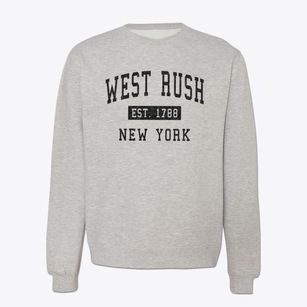 West Rush New York Classic Established Crewneck Sweatshirt