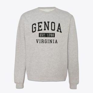 Genoa Virginia Classic Established Crewneck Sweatshirt