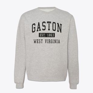 Gaston West Virginia Classic Established Crewneck Sweatshirt