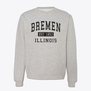 Bremen Illinois Classic Established Crewneck Sweatshirt