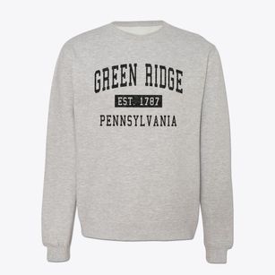 Green Ridge Pennsylvania Classic Established Crewneck Sweatshirt
