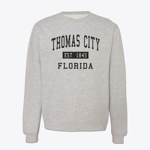 Thomas City Florida Classic Established Crewneck Sweatshirt