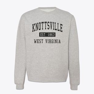 Knottsville West Virginia Classic Established Crewneck Sweatshirt