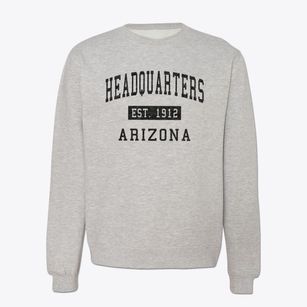 Headquarters Arizona Classic Established Crewneck Sweatshirt