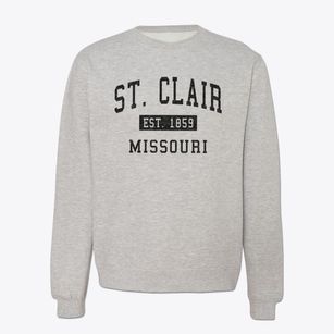 St. Clair Missouri Classic Established Crewneck Sweatshirt
