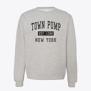 Town Pump New York Classic Established Crewneck Sweatshirt