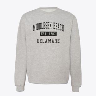Middlesex Beach Delaware Classic Established Crewneck Sweatshirt