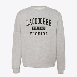 Lacoochee Florida Classic Established Crewneck Sweatshirt