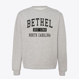 Bethel North Carolina Classic Established Crewneck Sweatshirt