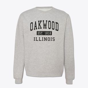 Oakwood Illinois Classic Established Crewneck Sweatshirt
