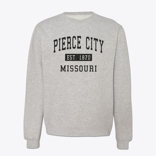 Pierce City Missouri Classic Established Crewneck Sweatshirt