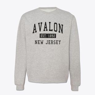 Avalon New Jersey Classic Established Crewneck Sweatshirt