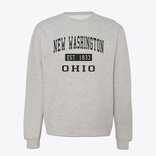 New Washington Ohio Classic Established Crewneck Sweatshirt