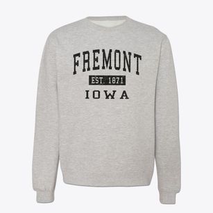 Fremont Iowa Classic Established Crewneck Sweatshirt