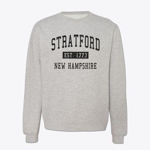 Stratford New Hampshire Classic Established Crewneck Sweatshirt