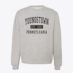 Youngstown Pennsylvania Classic Established Crewneck Sweatshirt