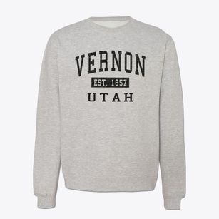 Vernon Utah Classic Established Crewneck Sweatshirt