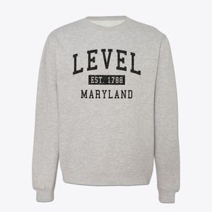 Level Maryland Classic Established Crewneck Sweatshirt